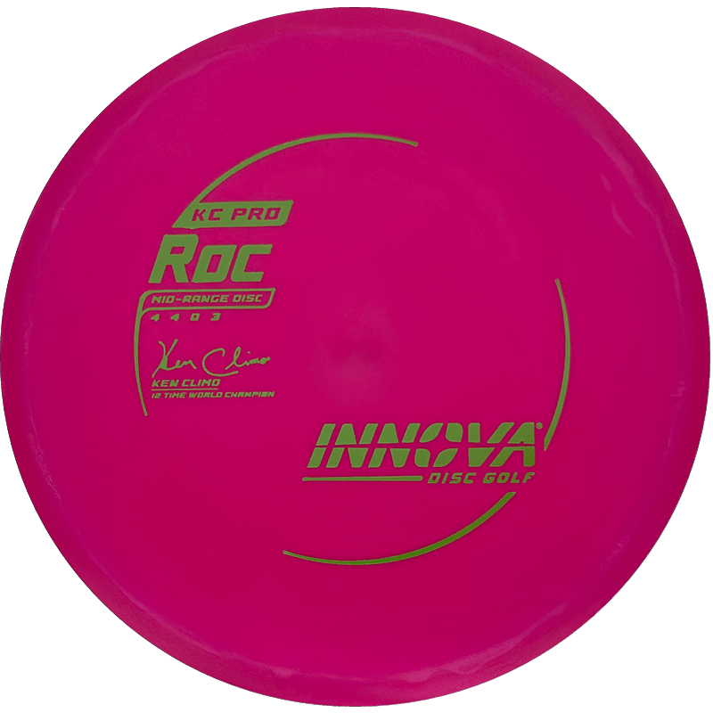 Innova Roc Innova Roc - KC Pro / 180g - Hot Pink (Green Foil) - Skyline Disc Golf