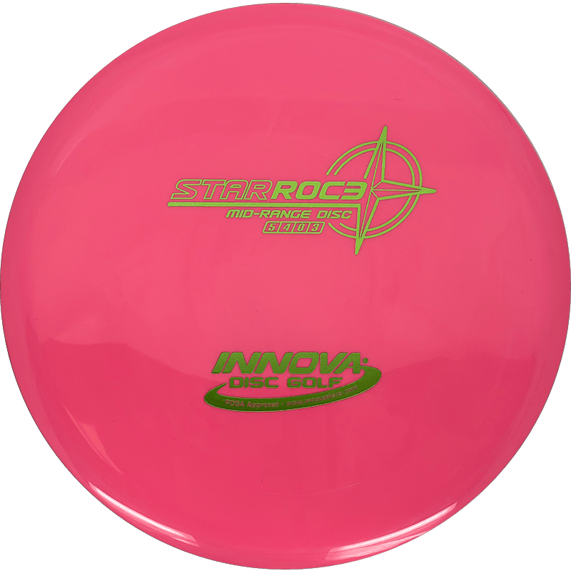 Innova Roc3 Innova Roc3 - Star / 172g - Pink (Green Foil) - Skyline Disc Golf