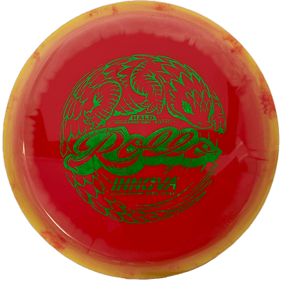 Innova Rollo Innova Rollo - Halo Star / 180g - Red w/ Yellow Orange Rim (Green Shatter) - Skyline Disc Golf