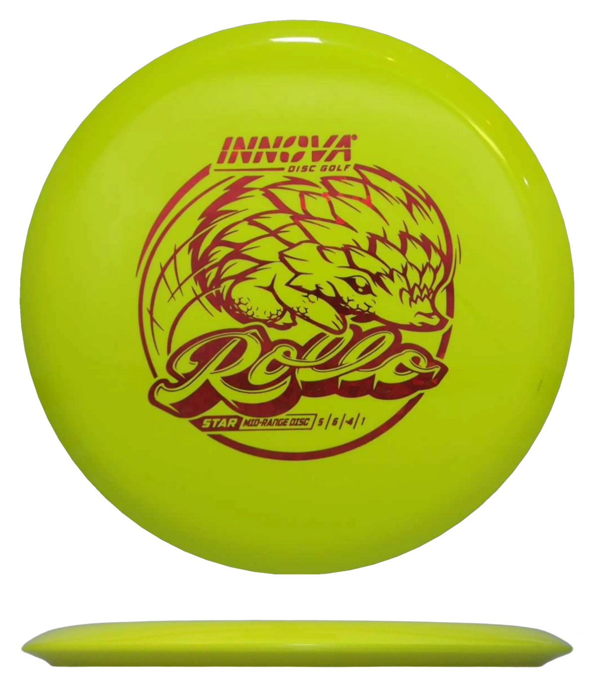 Innova Rollo - Star / 175g - Yellow (Red Shatter) - Skyline Disc Golf