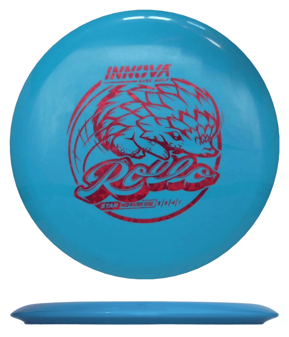 180g - Sky Blue (Red Shatter) Star Innova Rollo - Skyline Disc Golf