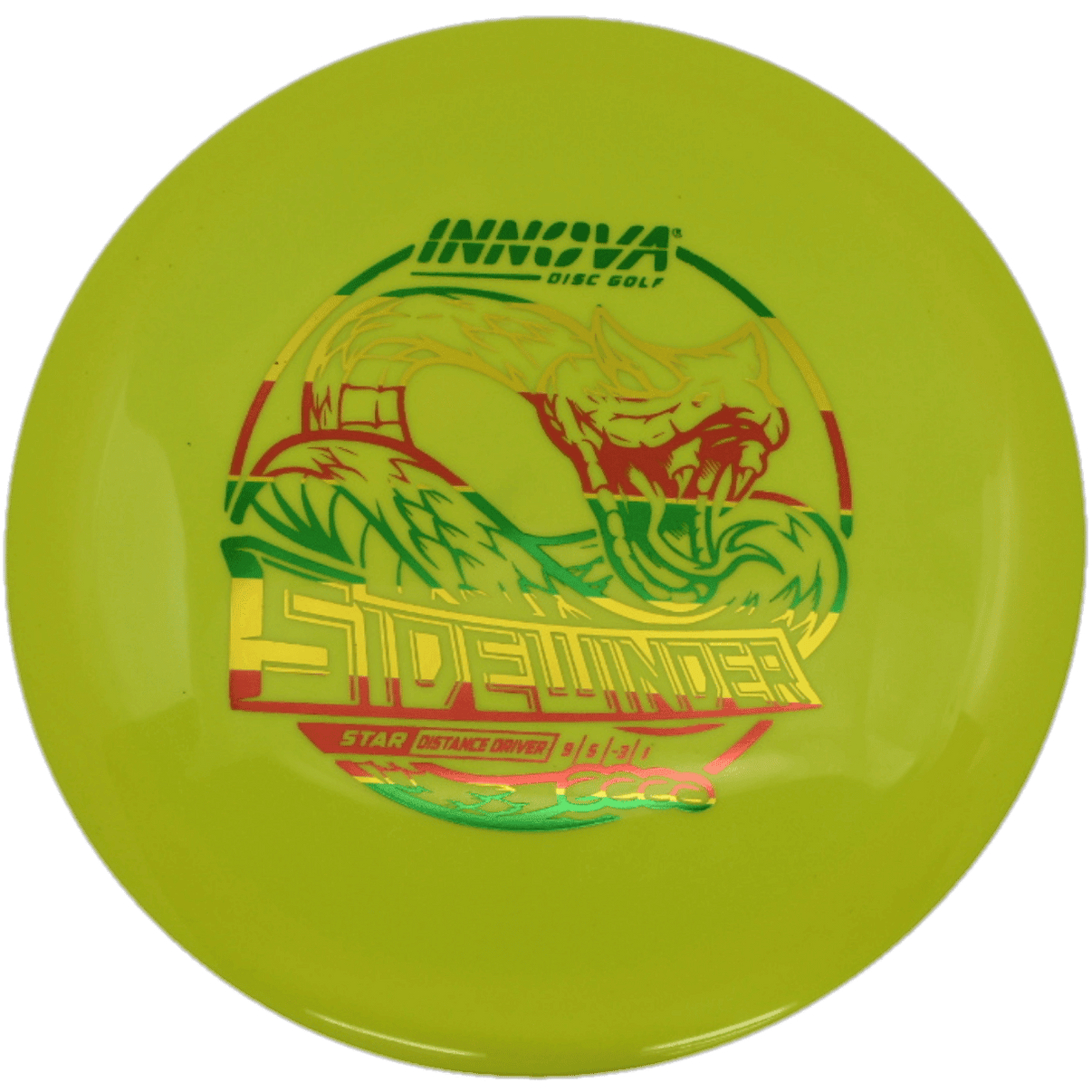 Innova Sidewinder - Star / 173-75g - Yellow (Rasta Foil) - Skyline Disc Golf
