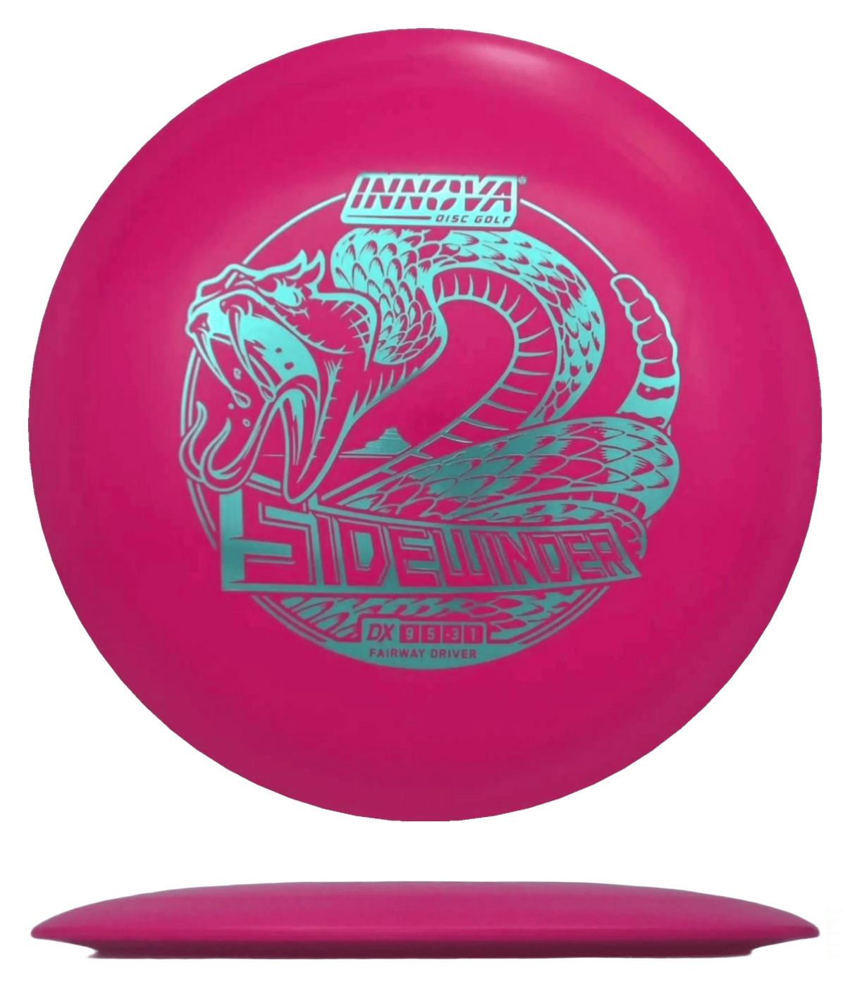 Innova Sidewinder - DX / 168g - Hot Pink (Sky Blue Foil) - Skyline Disc Golf