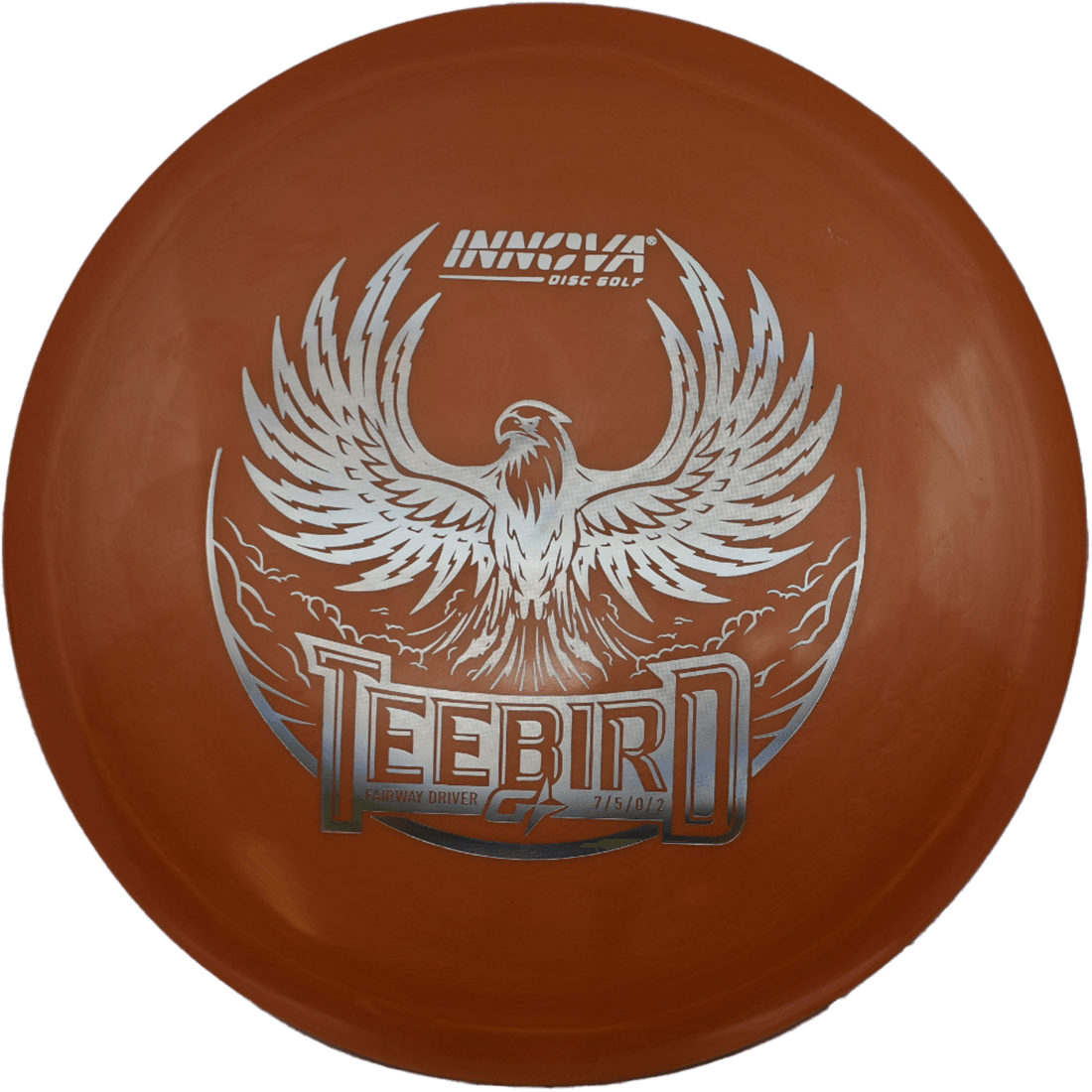 169g - Orange (Silver) GStar Innova TeeBird - Skyline Disc Golf