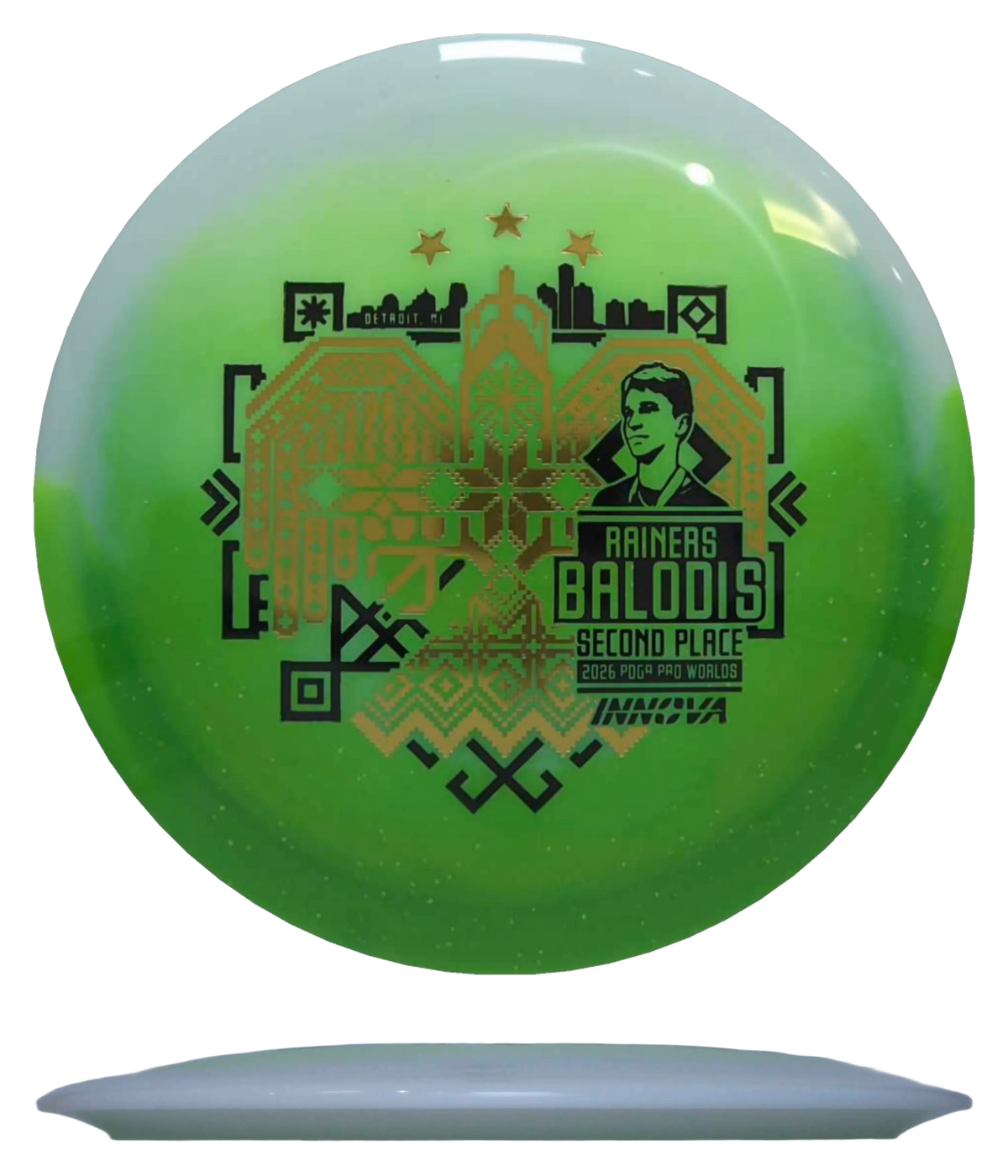 Innova TeeBird - Duo / 173-75g - Lime Green (Rainers Balodis World's Edition) *015* - Skyline Disc Golf