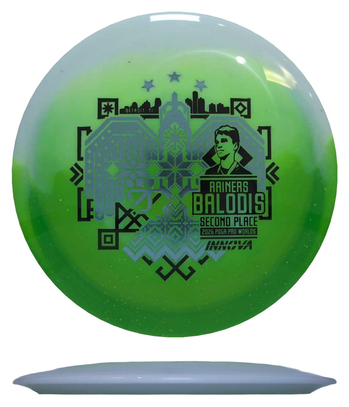 Innova TeeBird - Duo / 173-75g - Lime Green (Rainers Balodis World's Edition) *016* - Skyline Disc Golf