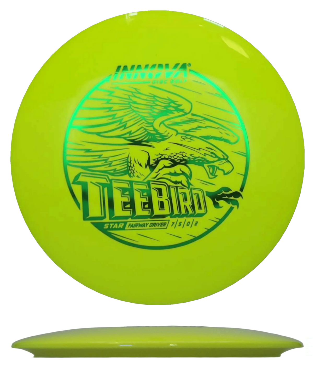 Innova TeeBird - Star / 173-75g - Canary Yellow (Green Foil) - Skyline Disc Golf