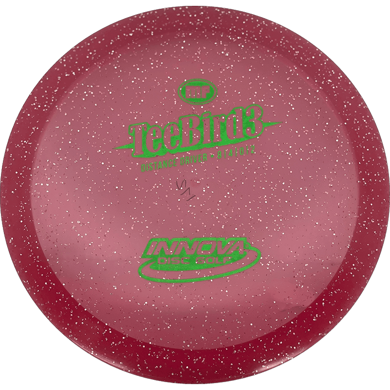 Innova TeeBird3 Innova TeeBird3 - Metal Flake Champion / 172g - Red (Green Foil) - Skyline Disc Golf