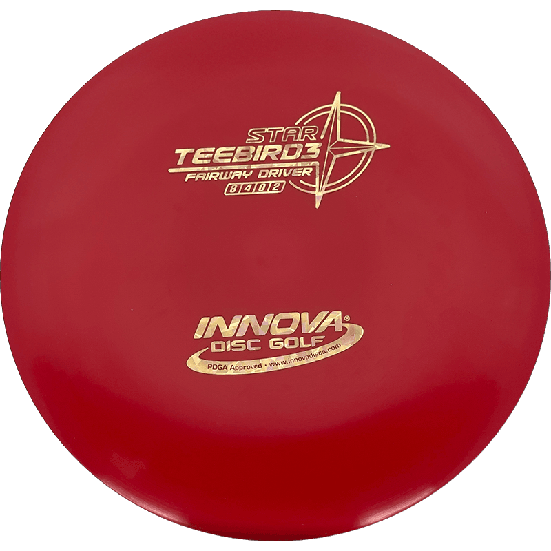 Innova TeeBird3 Innova TeeBird3 - Star / 173-75g - Red (Gold Shatter) - Skyline Disc Golf