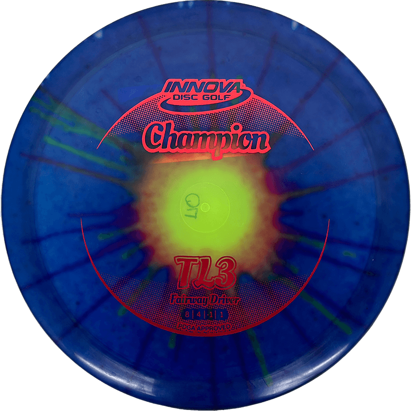 Innova TL3 Innova TL3 - I-Dye Champion / 170g - Blue w/ Yellow Burst (Red) - Skyline Disc Golf