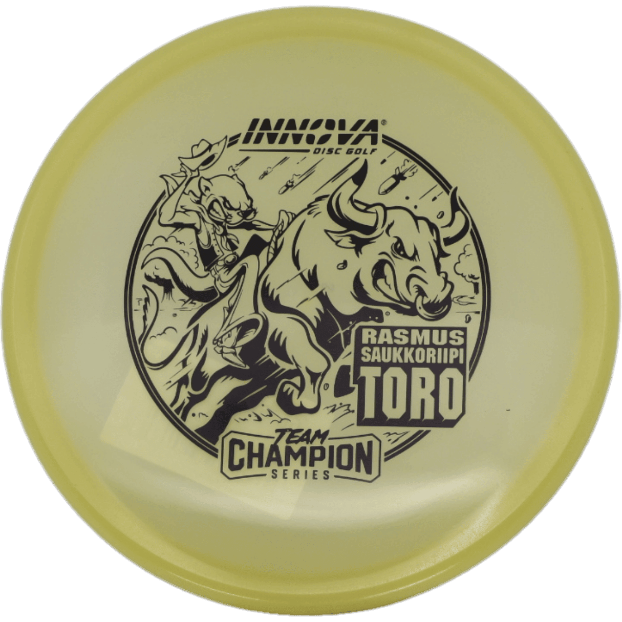 Innova Toro Innova Toro - Proto Glow Champion - Rasmus Saukkoriipi Tour Series / 173-75g - Glow (Black) *001* - Skyline Disc Golf