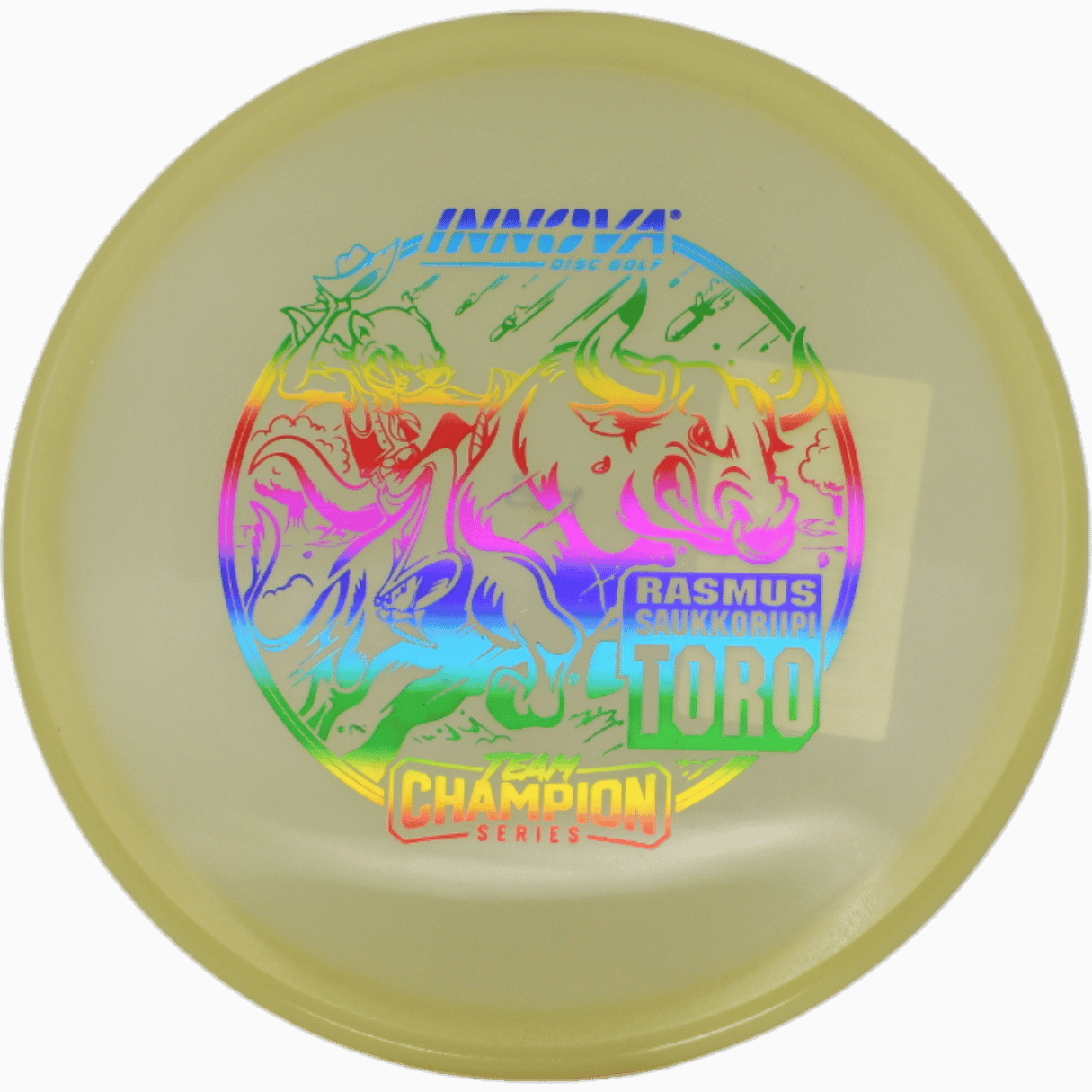 Innova Toro Innova Toro - Proto Glow Champion - Rasmus Saukkoriipi Tour Series / 173-75g - Glow (Rainbow Foil) *004* - Skyline Disc Golf