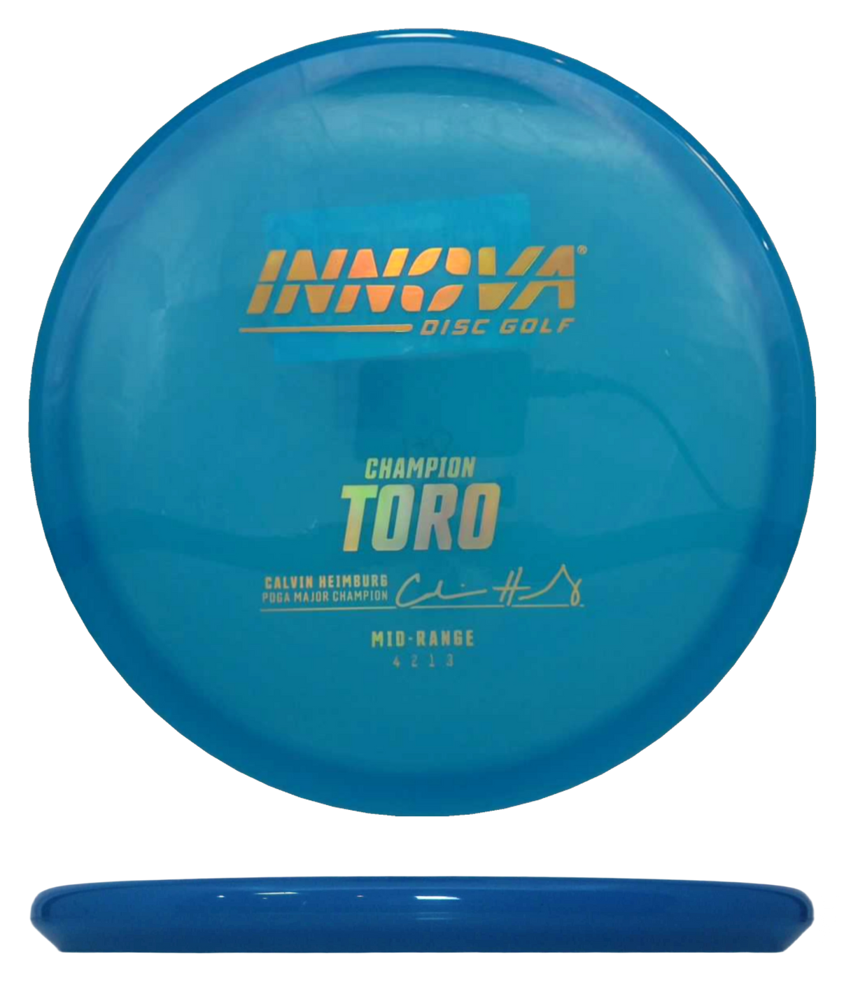 Innova Toro - Champion / 170g - Blue (Gold Chrome) - Skyline Disc Golf