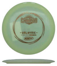 171g - Glow (Gold Aqua) Glow Champion Innova Valkyrie - Skyline Disc Golf