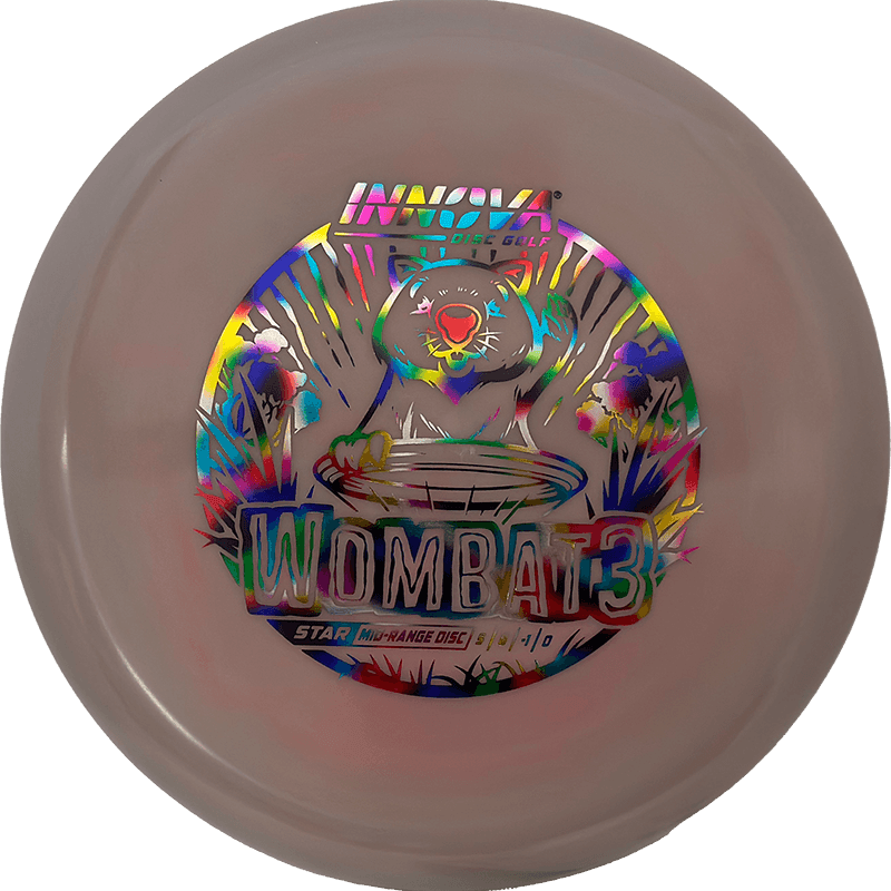 180g - Gray w/ Hint of Rose (Jellybean) Star Innova Wombat3 - Skyline Disc Golf