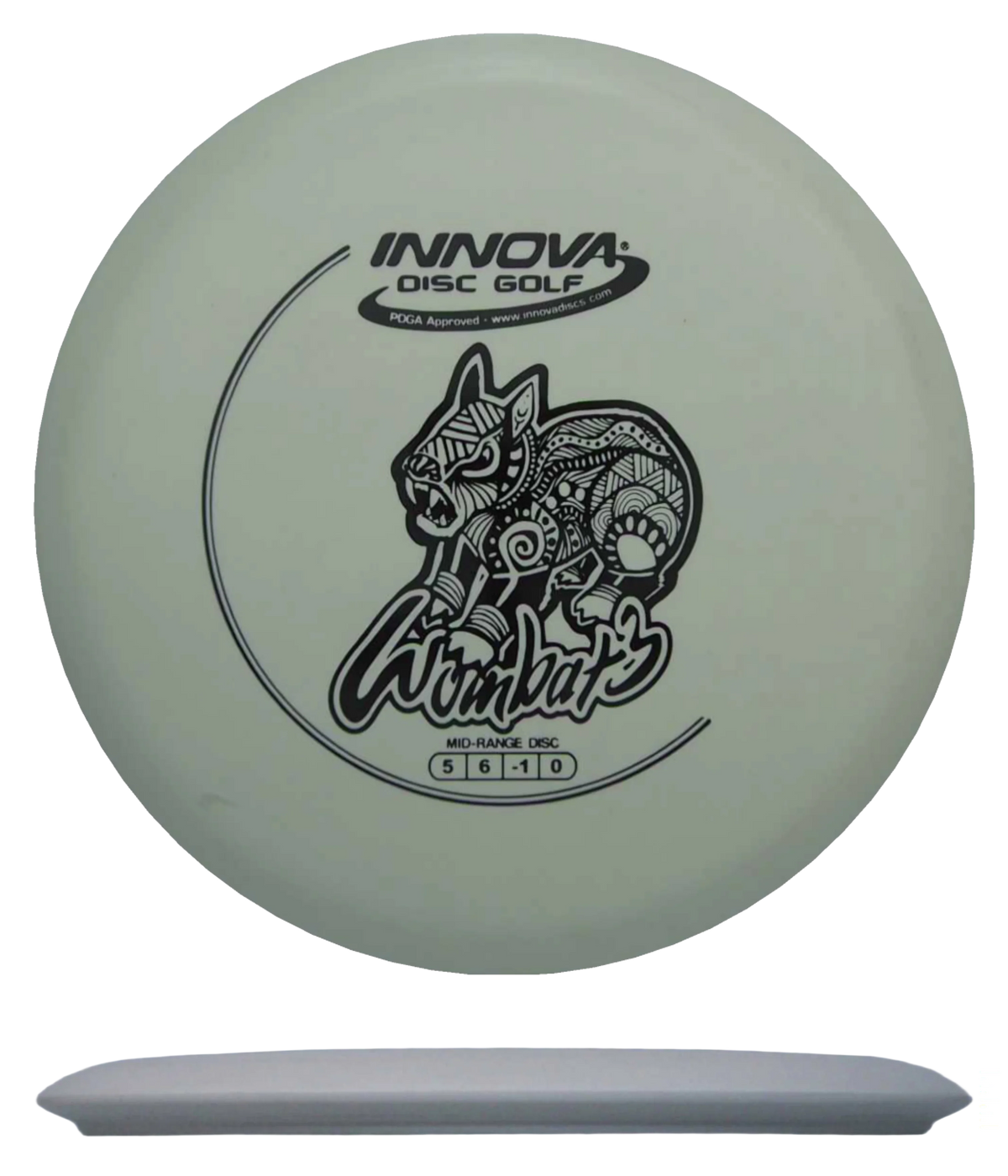 Innova Wombat3 - DX / 175g - White (Black) *096* - Skyline Disc Golf