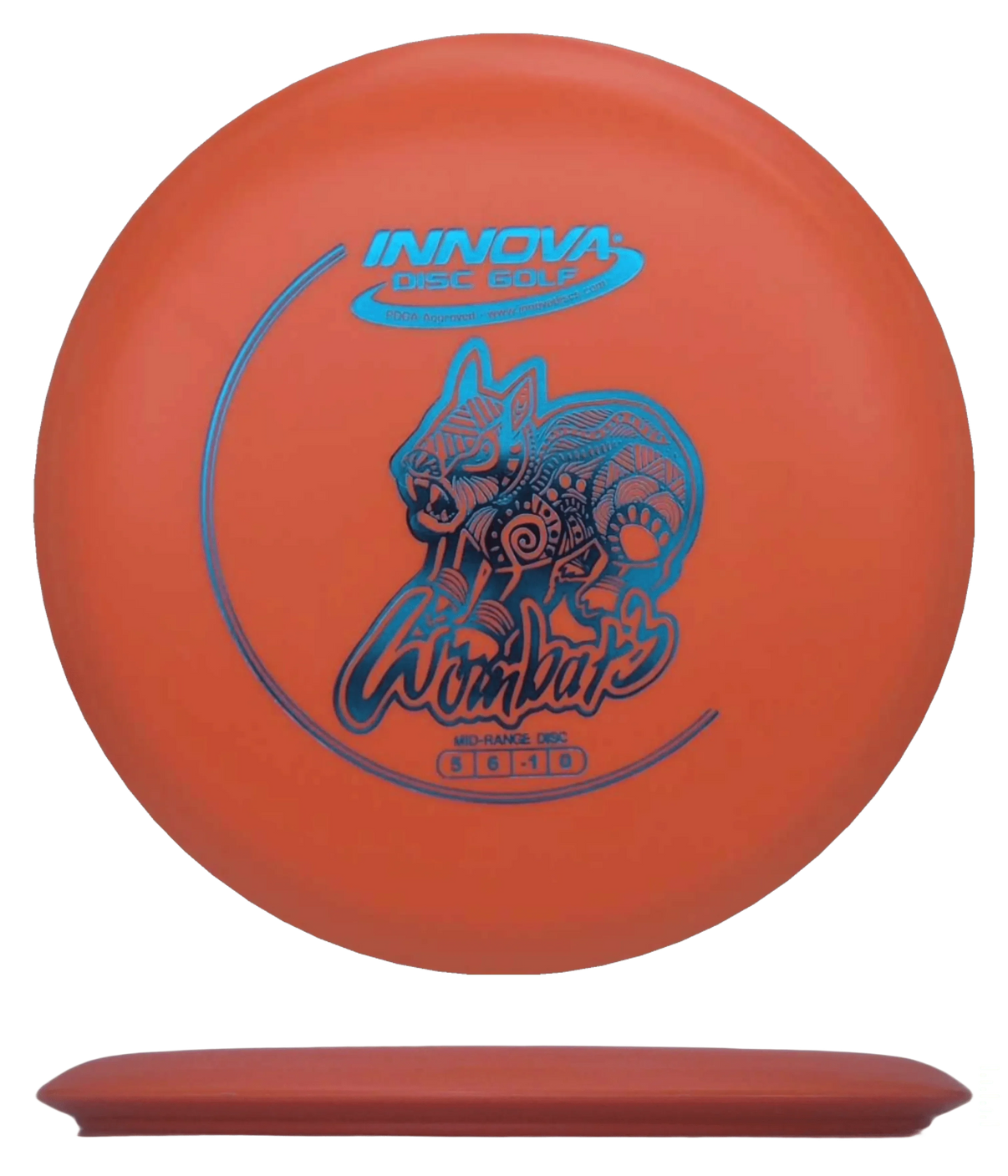Innova Wombat3 - DX / 180g - Orange (Blue Foil) - Skyline Disc Golf