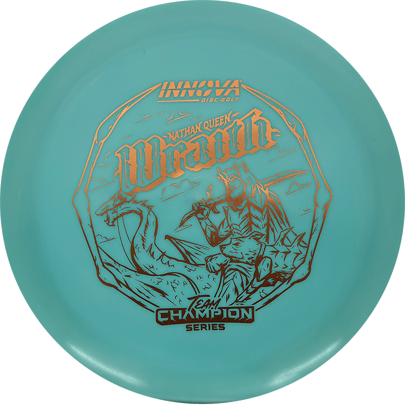 Innova Wraith Innova Wraith - Color Glow Star - Nathan Queen Tour Series / 173-75g - Seafoam (Light Orange Foil) - Skyline Disc Golf