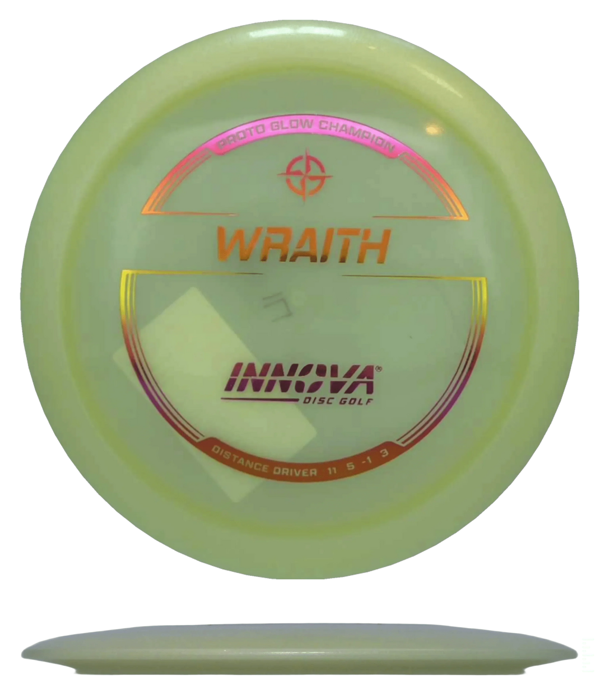 Innova Wraith - Proto Glow Champion / 171g - Glow (Sunset Foil) - Skyline Disc Golf