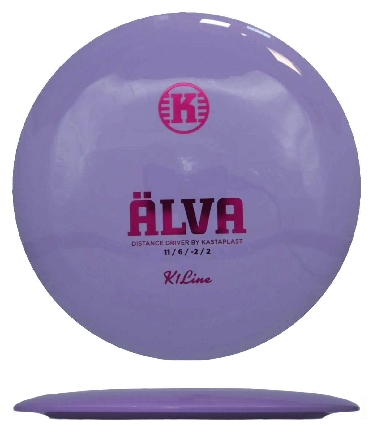 Kastaplast Alva - K1 / 172g - Lavender (Crimson Foil) - Skyline Disc Golf