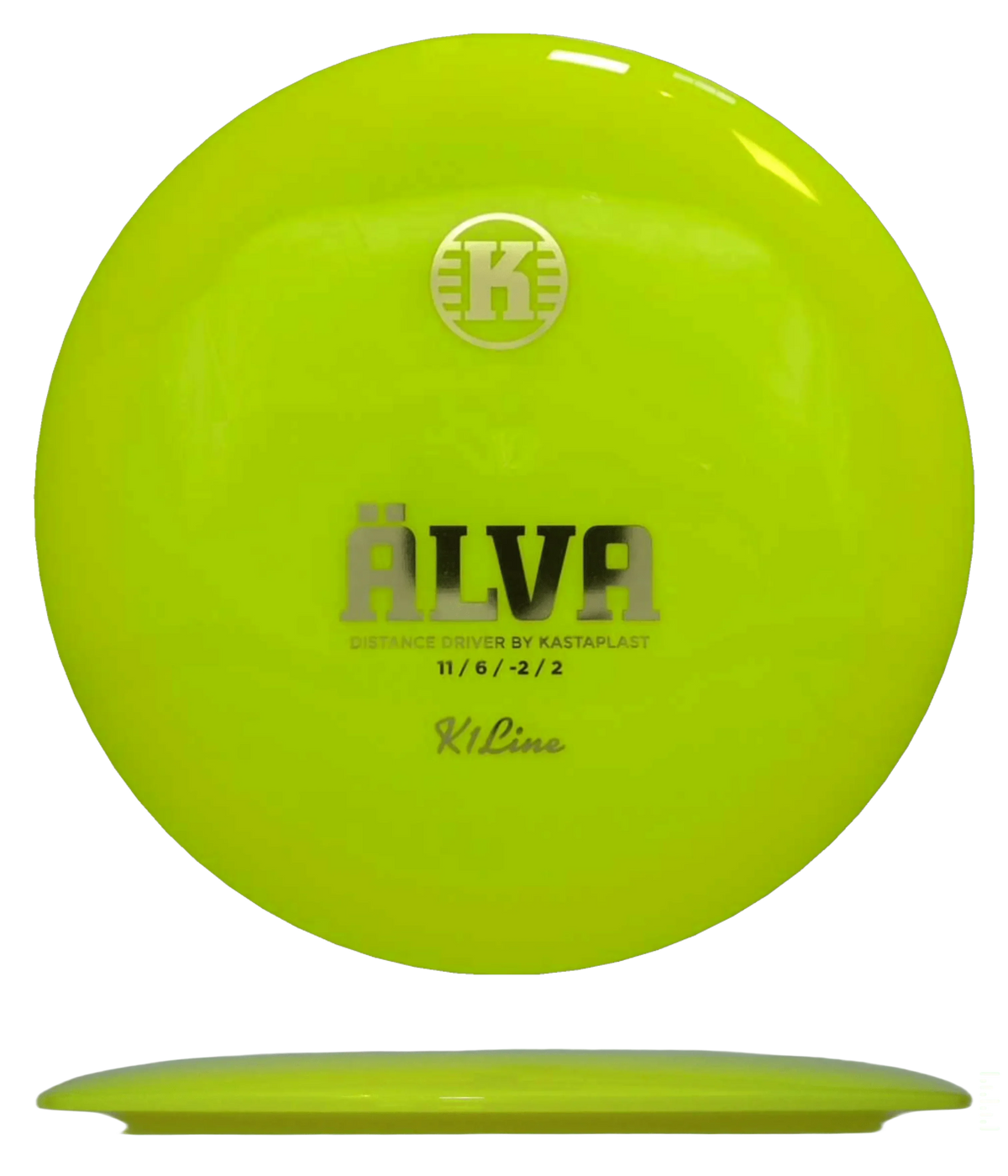 Kastaplast Alva - K1 / 174g - Yellow (Gold) - Skyline Disc Golf