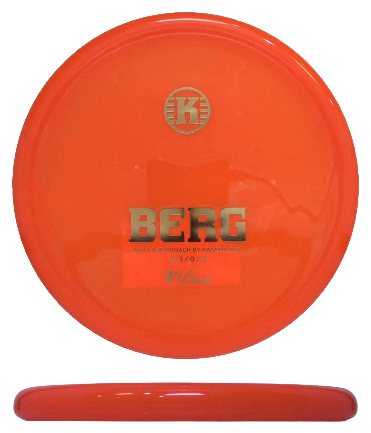 Kastaplast Berg - K1 / 173g - Orange (Gold Foil) - Skyline Disc Golf