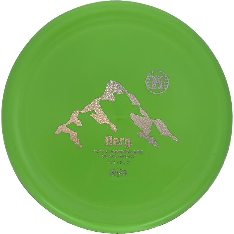 Kastaplast Berg Kastaplast Berg - K3 / 174g - Lime Green (Silver Glitter) - Skyline Disc Golf