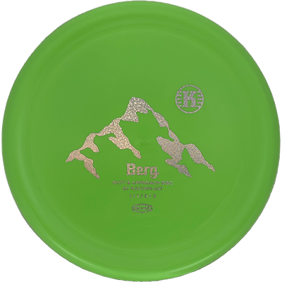 Kastaplast Berg Kastaplast Berg - K3 / 174g - Lime Green (Silver Glitter) - Skyline Disc Golf