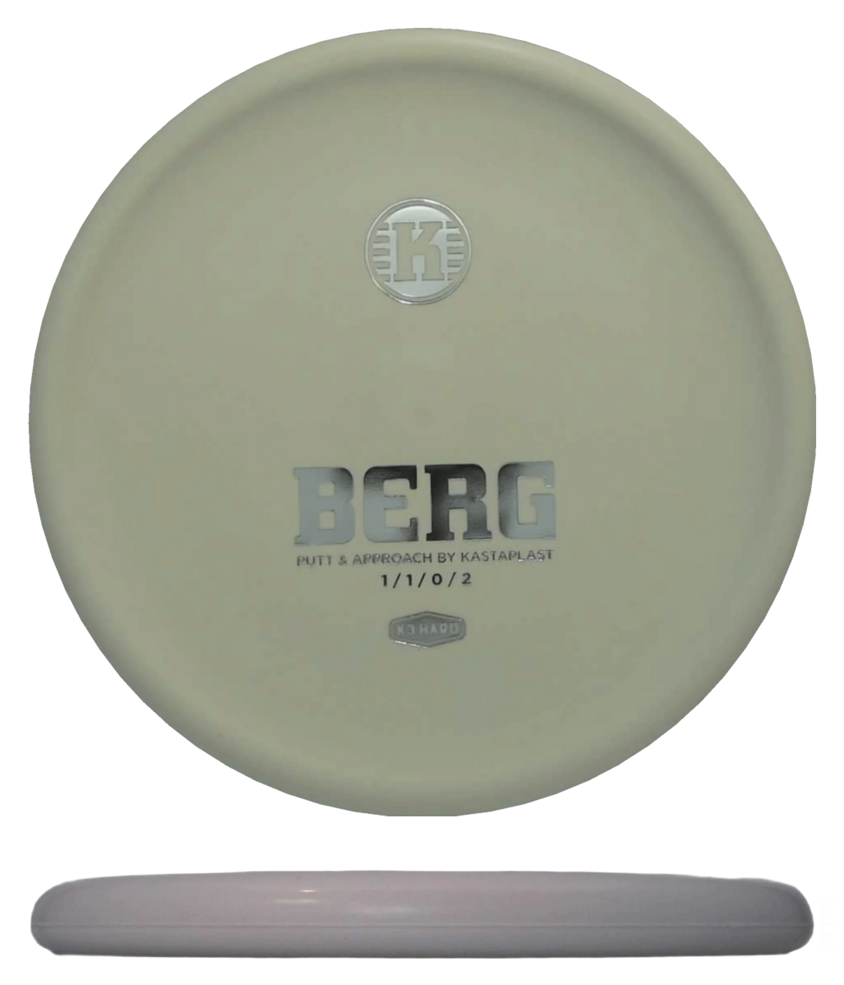 Kastaplast Berg - K3 Hard / 174g - White (Silver) - Skyline Disc Golf