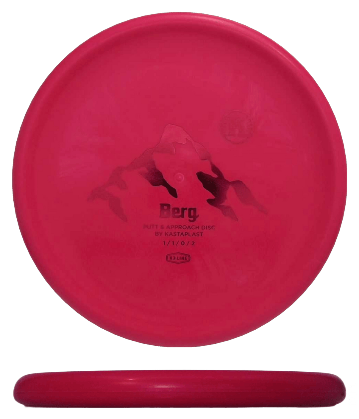 173g - Red (Red Foil) *075* K3 Kastaplast Berg - Skyline Disc Golf