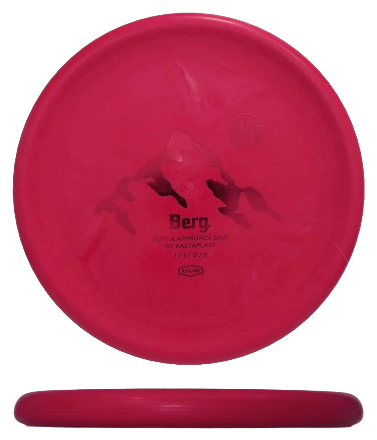 173g - Red (Red Foil) *078* K3 Kastaplast Berg - Skyline Disc Golf