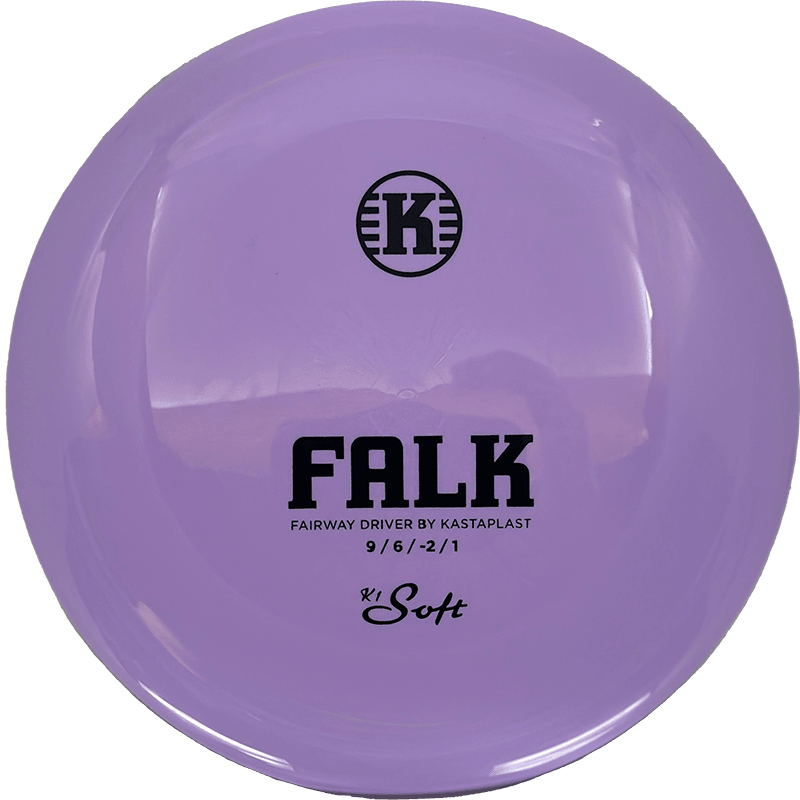 Kastaplast Falk Kastaplast Falk - K1 Soft / 175g - Lavender (Black) - Skyline Disc Golf