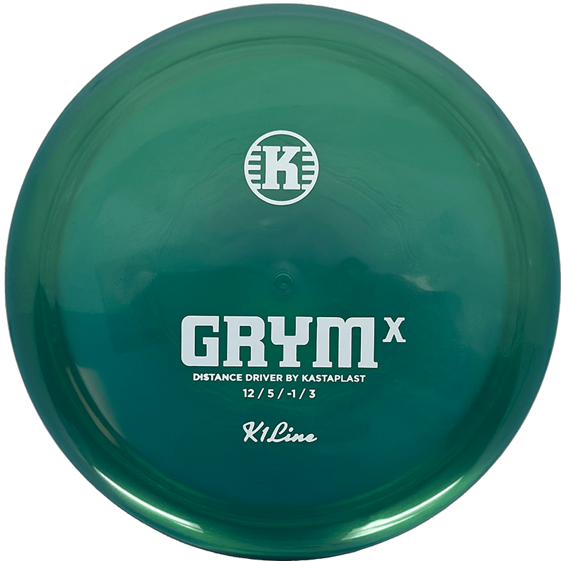 Kastaplast Grym X Kastaplast Grym X - K1 - Last Run / 173g - Metallic Green (White) - Skyline Disc Golf