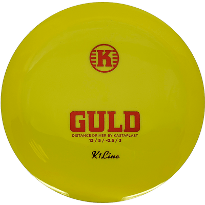 Kastaplast Guld Kastaplast Guld - K1 / 172g - Yellow (Red) - Skyline Disc Golf