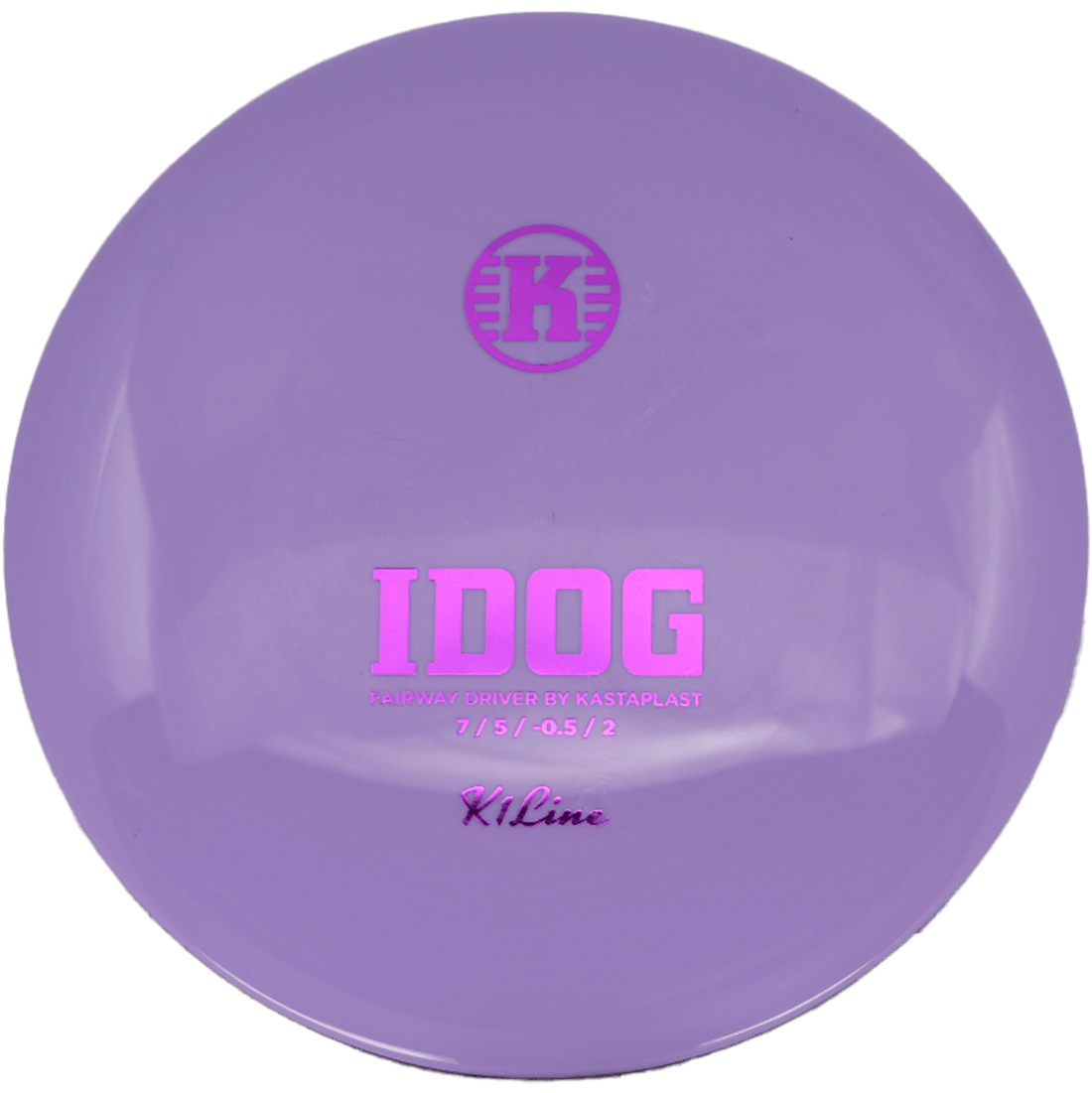 Kastaplast Idog Kastaplast Idog - K1 / 176g - Lavender (Magenta Foil) - Skyline Disc Golf