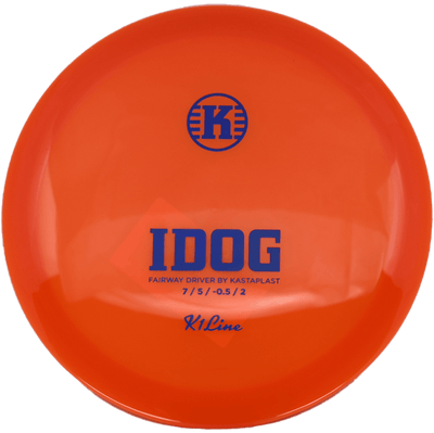 Kastaplast Idog Kastaplast Idog - K1 / 172g - Orange (Blue) - Skyline Disc Golf