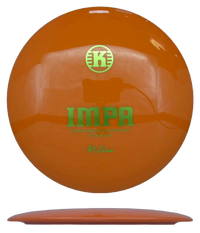 Kastaplast Impa - K1 Line / 172g - Orange (Yellow Green Foil) - Skyline Disc Golf
