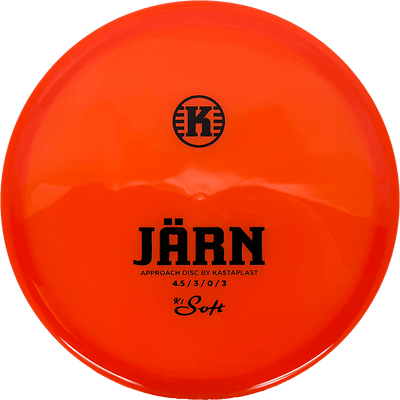 Kastaplast Järn Kastaplast Järn - K1 Soft / 172g - Orange (Black) - Skyline Disc Golf