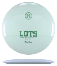 Kastaplast Lots - K1 / 172g - White (Green Glitter) - Skyline Disc Golf
