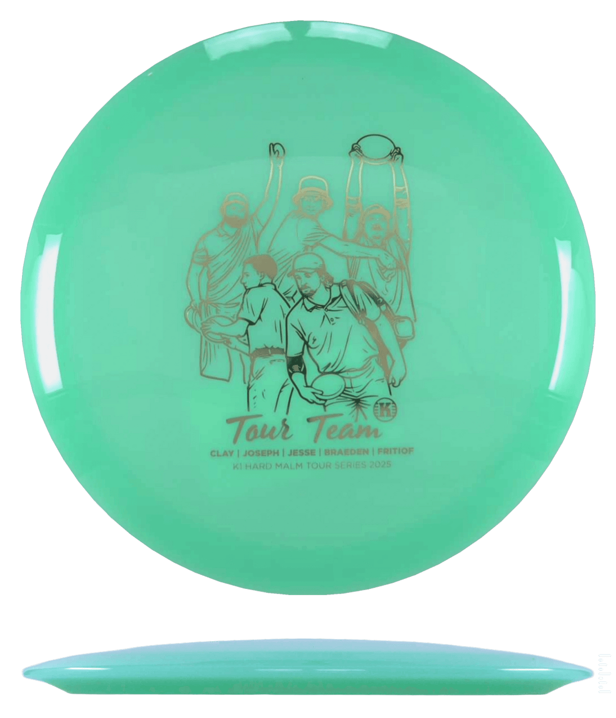 171g - Mint (Gold) *007* K1 Hard - Tour Series Kastaplast Malm - Skyline Disc Golf