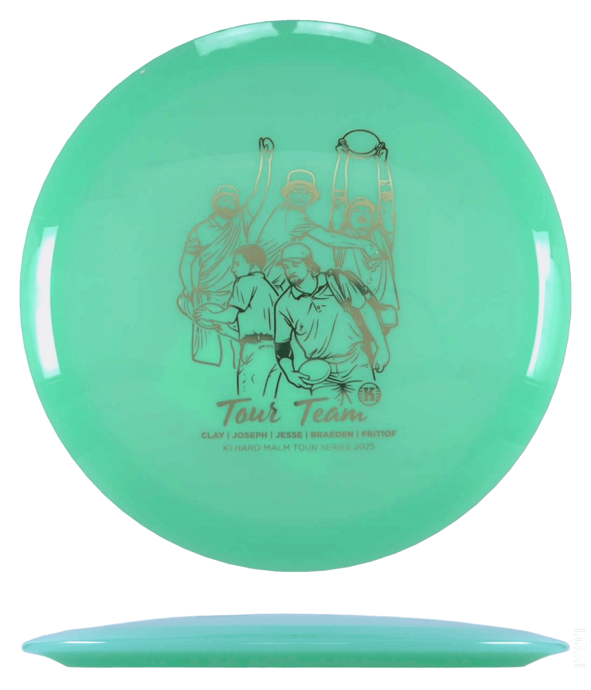 172g - Mint (Gold) *008* K1 Hard - Tour Series Kastaplast Malm - Skyline Disc Golf