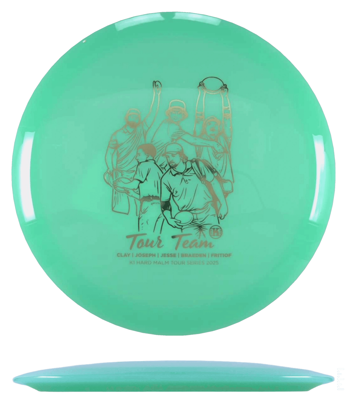 172g - Mint (Gold) *009* K1 Hard - Tour Series Kastaplast Malm - Skyline Disc Golf