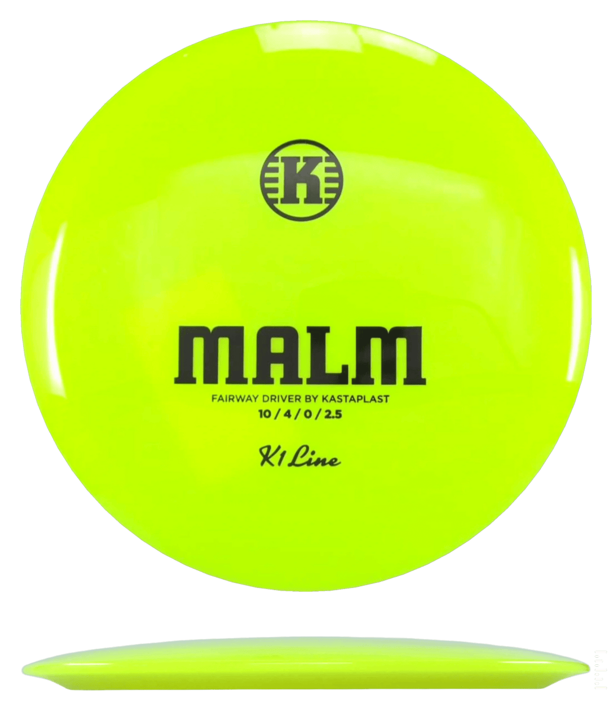 Kastaplast Malm - K1 / 175g - Yellow (Black) - Skyline Disc Golf