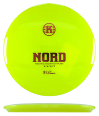 Kastaplast Nord - K1 / 179g - Yellow (Red Foil) - Skyline Disc Golf