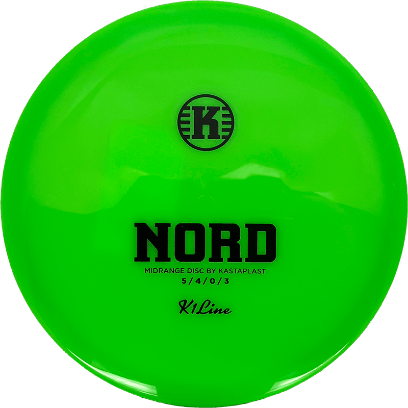 179g - Lime Green (Black) K1 Kastaplast Nord - Skyline Disc Golf