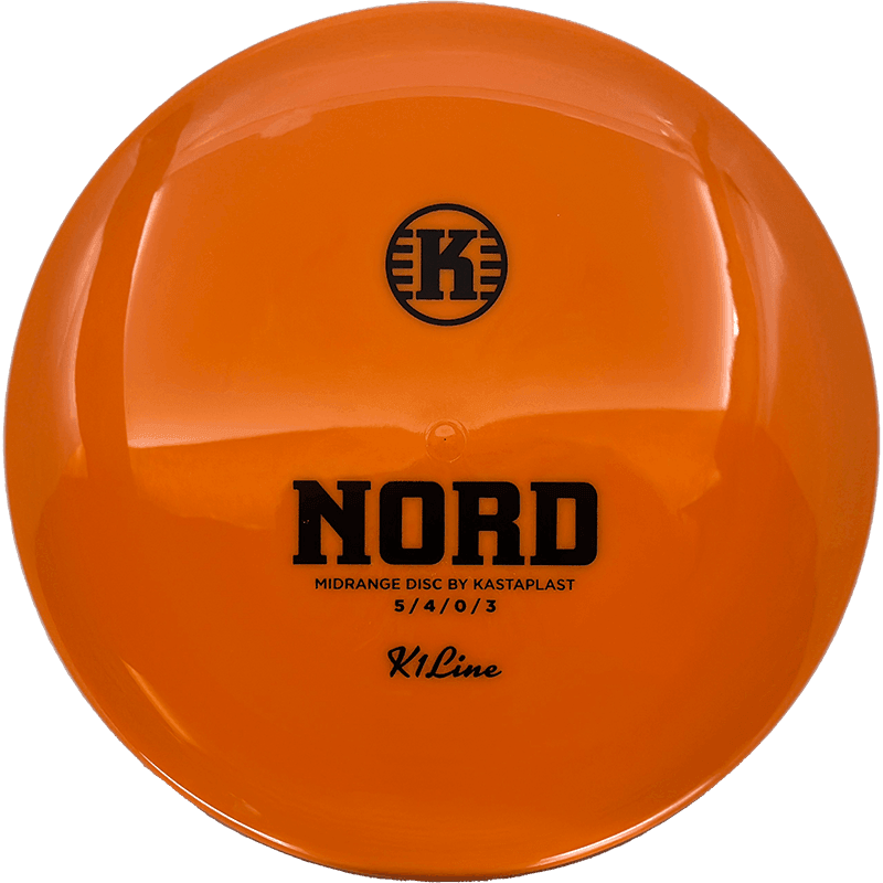 Kastaplast Nord - K1 / 177g - Orange (Black) - Skyline Disc Golf