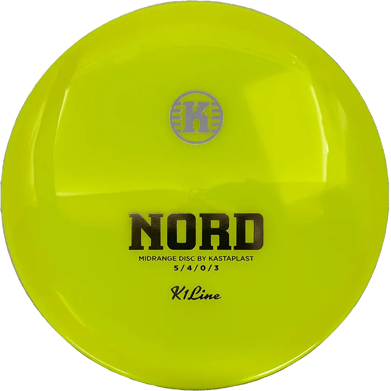 Kastaplast Nord - K1 / 180g - Yellow (Silver) - Skyline Disc Golf
