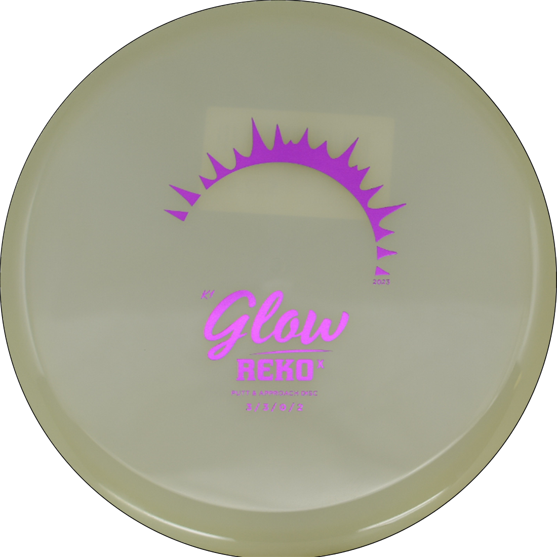 Kastaplast Reko Kastaplast Reko - K1 Glow / 176g - Glow (Magenta Foil) *033* - Skyline Disc Golf