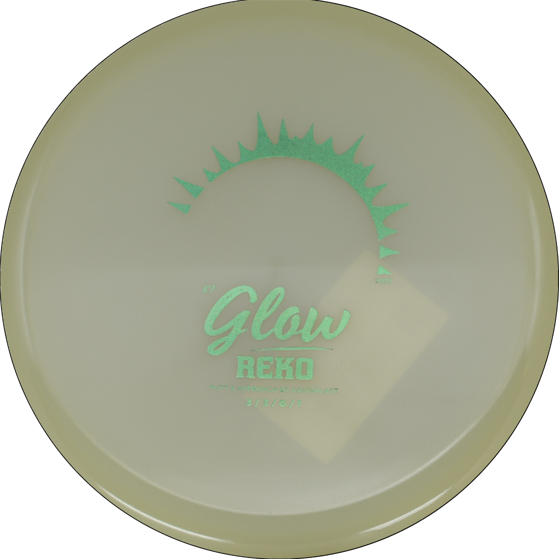 Kastaplast Reko Kastaplast Reko - K1 Glow / 176g - Glow (Green Foil) *036* - Skyline Disc Golf