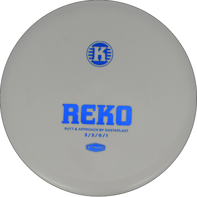 Kastaplast Reko Kastaplast Reko - K3 Hard / 174g - White (Royal Blue Foil) - Skyline Disc Golf